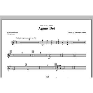 Agnus Dei (from Petite Mass) - Percussion 1