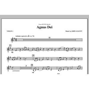 Agnus Dei (from Petite Mass) - Violin 1