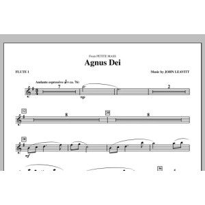 Agnus Dei (from Petite Mass) - Flute 1