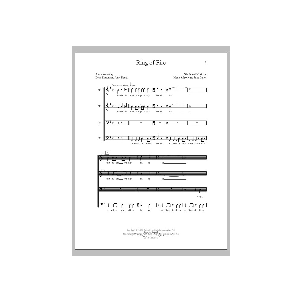 Ring of Fire (arr. Deke Sharon)