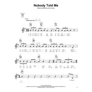 Nobody Told Me