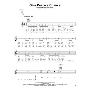 Give Peace A Chance