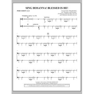 Sing Hosanna! Blessed Is He! - Percussion 1 & 2
