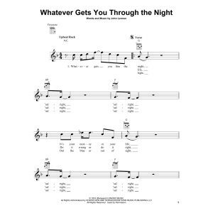 Whatever Gets You Through The Night