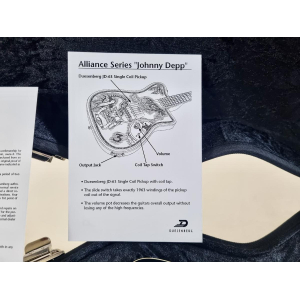 Duesenberg Johnny Depp Signature Series Guitarra Eléctrica 2016 Aluminio Tatuado