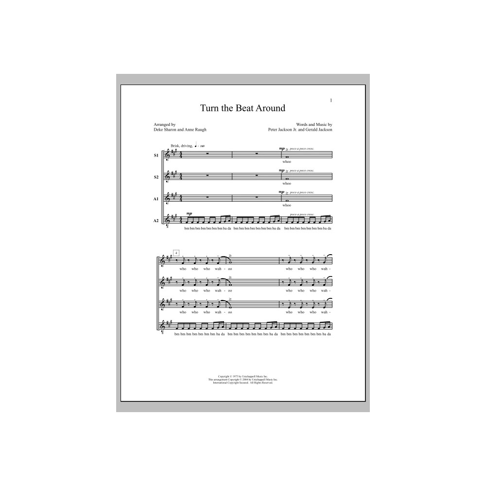 Turn The Beat Around (arr. Deke Sharon)