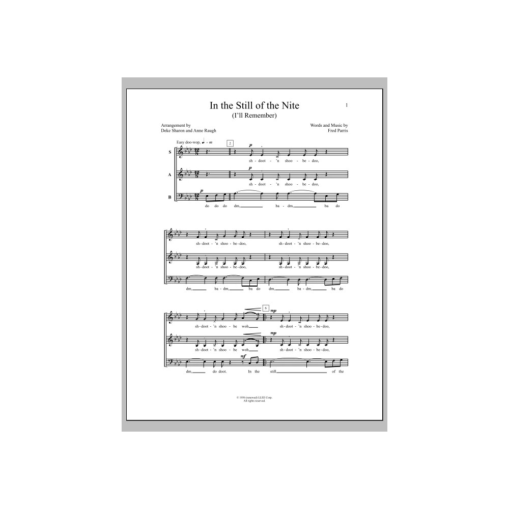 In The Still Of The Nite (I'll Remember)