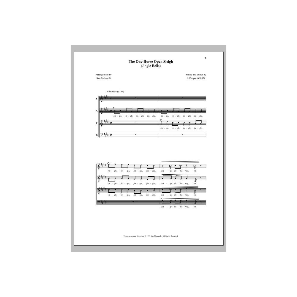 The One-Horse Open Sleigh (Jingle Bells)