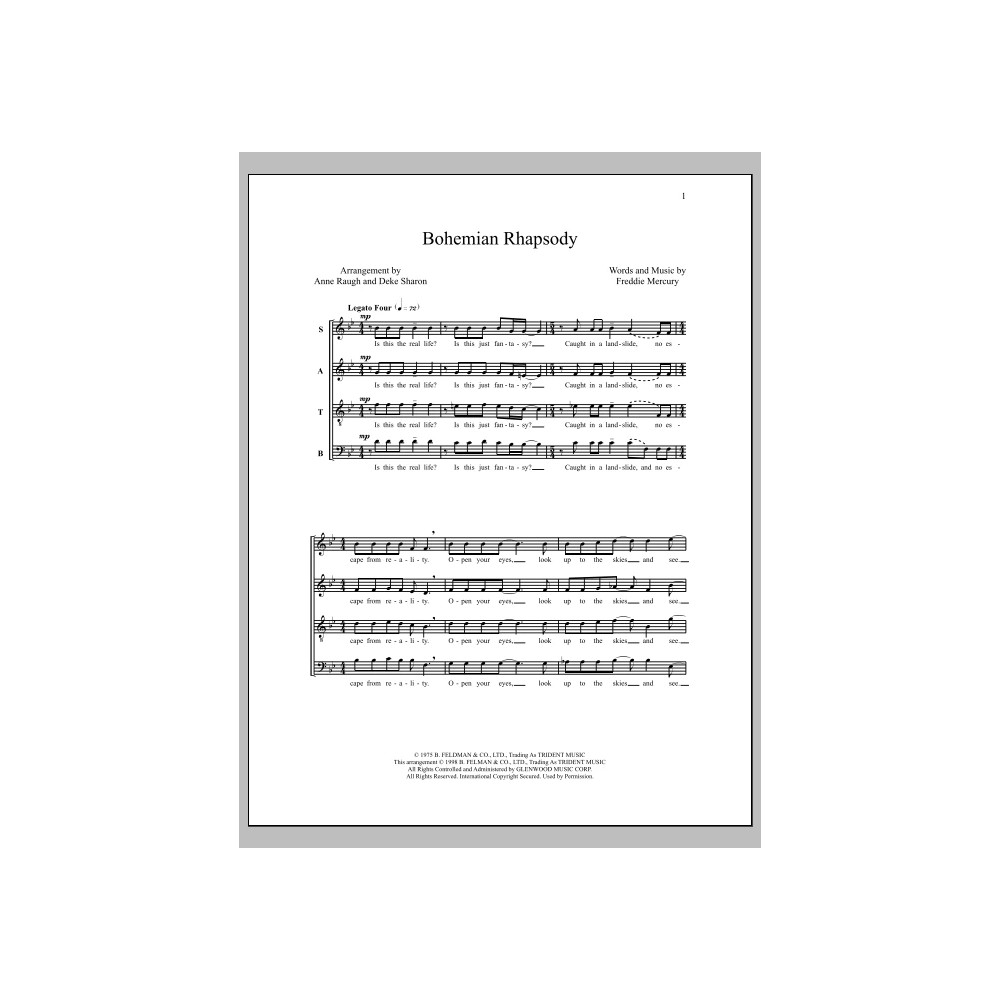 Bohemian Rhapsody (arr. Deke Sharon)