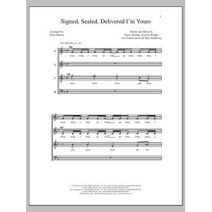 Signed, Sealed, Delivered I'm Yours