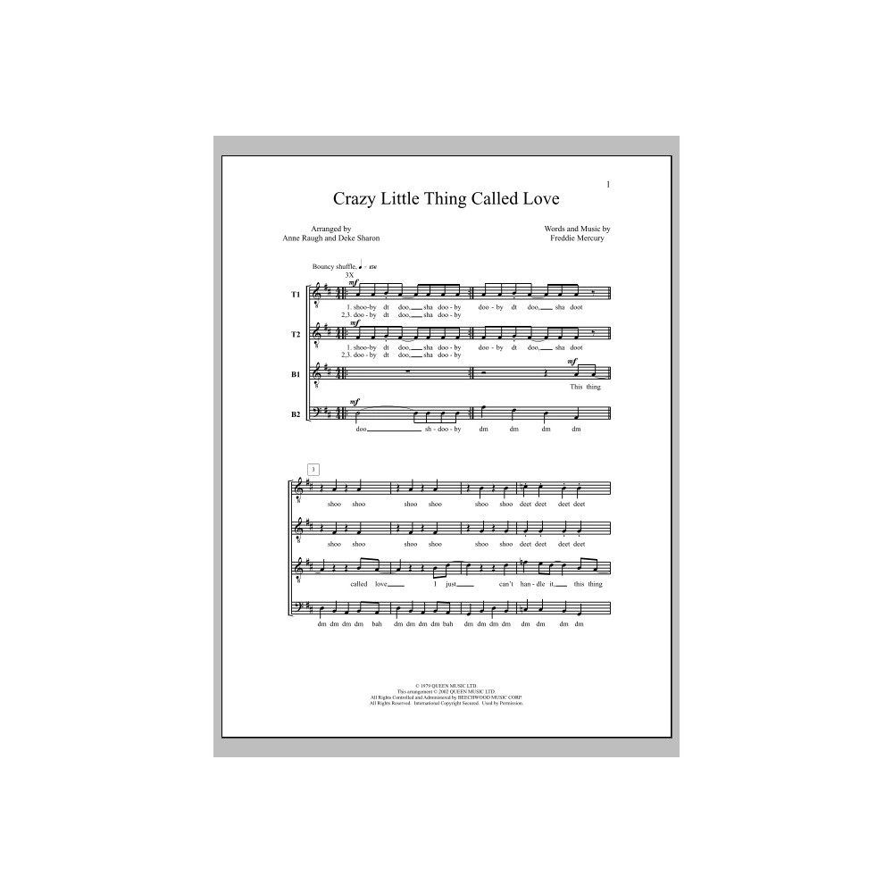 Crazy Little Thing Called Love (arr. Deke Sharon)