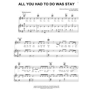 All You Had To Do Was Stay