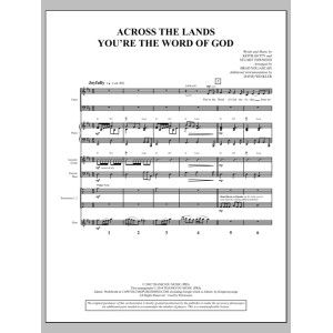 Across the Lands You're the Word of God - Full Score