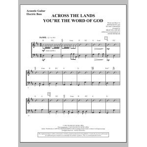 Across the Lands You're the Word of God - Acoustic Guitar/Electric Bass
