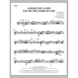 Across the Lands You're the Word of God - Flute