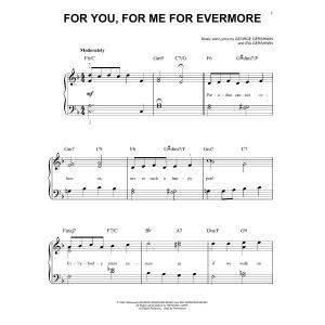 For You, For Me For Evermore