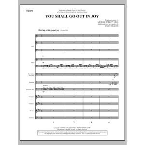 You Shall Go Out in Joy - Full Score