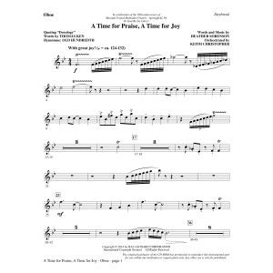 A Time for Praise, A Time for Joy - Oboe