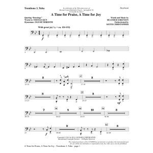 A Time for Praise, A Time for Joy - Trombone 3/Tuba