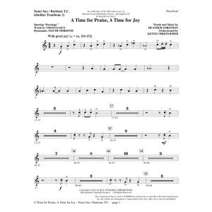 A Time for Praise, A Time for Joy - Tenor Sax (Sub. Tbn 2)