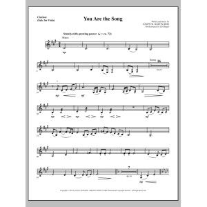 You Are the Song - Clarinet (sub Viola)