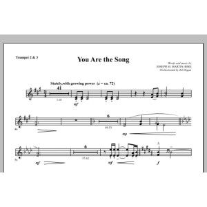 You Are the Song - Bb Trumpet 2,3