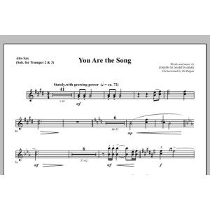 You Are the Song - Alto Sax (sub. Trumpet 2-3)