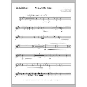 You Are the Song - Tenor Sax/BariTC (sub Tbn 1-2)