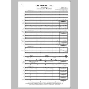 God Bless The U.S.A. - Full Score