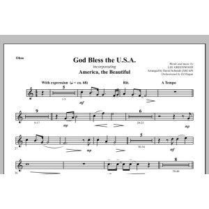 God Bless The U.S.A. - Oboe