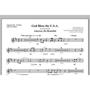 God Bless The U.S.A. - Soprano Sax/Clarinet(sub oboe)