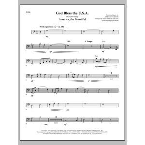God Bless The U.S.A. - Cello