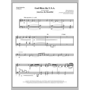 God Bless The U.S.A. - Keyboard String Reduction