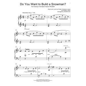 Do You Want To Build A Snowman? (from Frozen) (arr. Jennifer Linn)