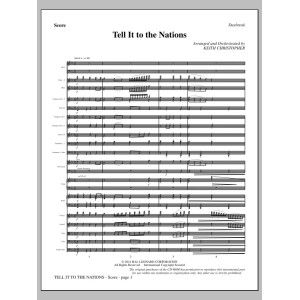 Tell It to the Nations - Full Score