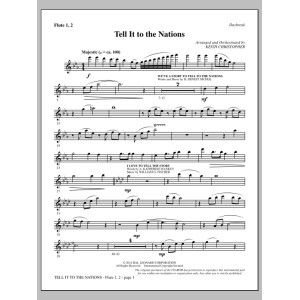 Tell It to the Nations - Flute 1 & 2