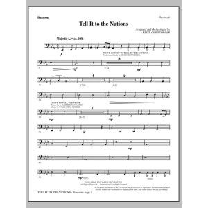 Tell It to the Nations - Bassoon