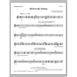 Tell It to the Nations - Bb Trumpet 2,3