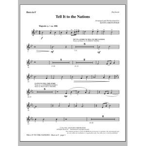Tell It to the Nations - F Horn