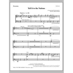 Tell It to the Nations - Percussion