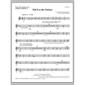Tell It to the Nations - Tenor Sax (Sub. Posaune 2)