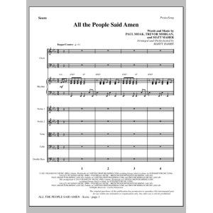 All the People Said Amen - Full Score