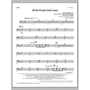 All the People Said Amen - Cello