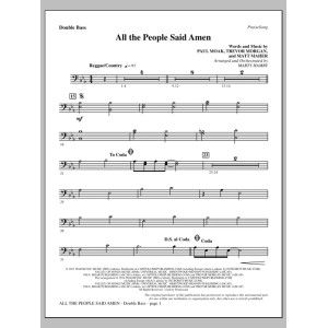 All the People Said Amen - Double Bass