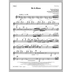 He Is Risen - Violin 1