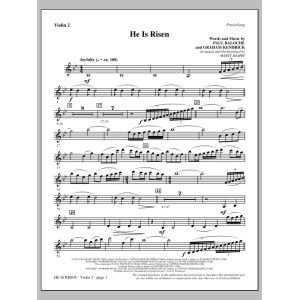 He Is Risen - Violin 2