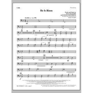 He Is Risen - Cello