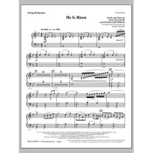He Is Risen - Keyboard String Reduction
