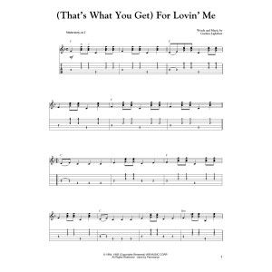 (That's What You Get) For Lovin' Me