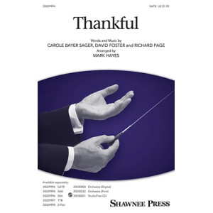 Thankful (arr. Mark Hayes) - Full Score